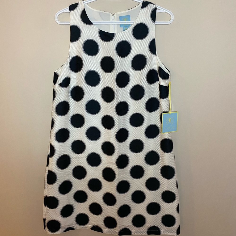 CeCe Polkadot Dress (Size 10)